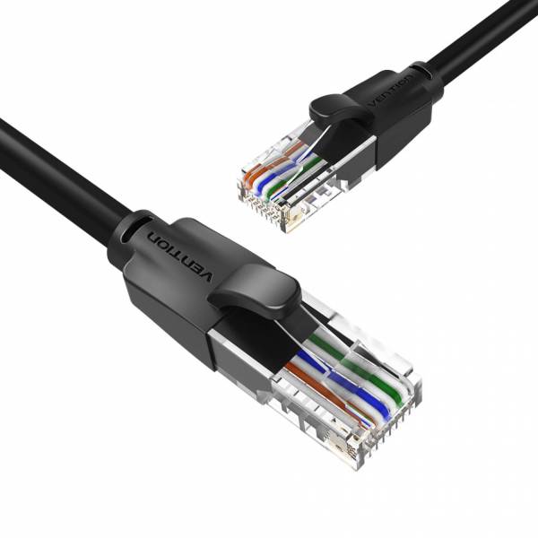 Vention Патч-корд Cat6 5м черный