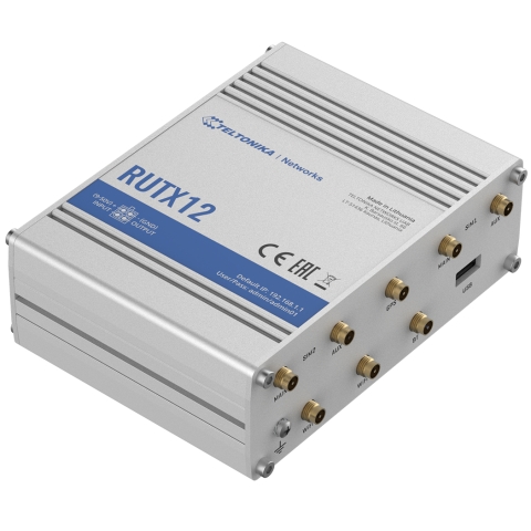 Teltonika RUTX12 Dual LTE Cat6 роутер