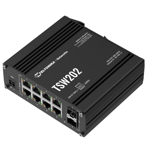 Teltonika TSW202 PoE+ коммутатор