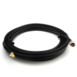 SMA Male / N Male Hex 1м IP67 коаксиальный кабель — эластичный HF-400-UF (эквивалент LMR400 UF UltraFlex)