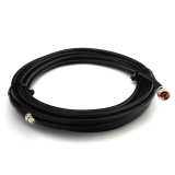 RP-SMA Male / N Male Hex 1м IP67 коаксиальный кабель — эластичный HF-400-UF (эквивалент LMR400 UF UltraFlex)