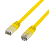 Патч-корд Cat5e 1м желтый